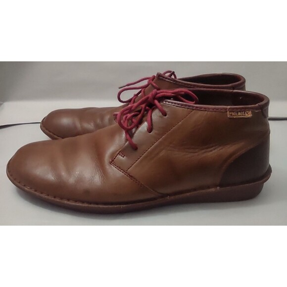 Pikolinos Men\'s Berna Chukka Ankle Boots Brown Leather EU Size 42 Please Read main image 6